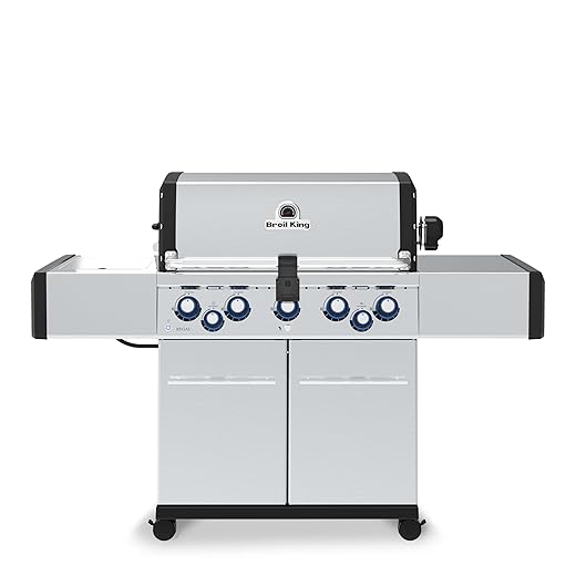 Broil King 958344 Regal S590 Pro Gas Grill, 5-Burner, Stainless Steel