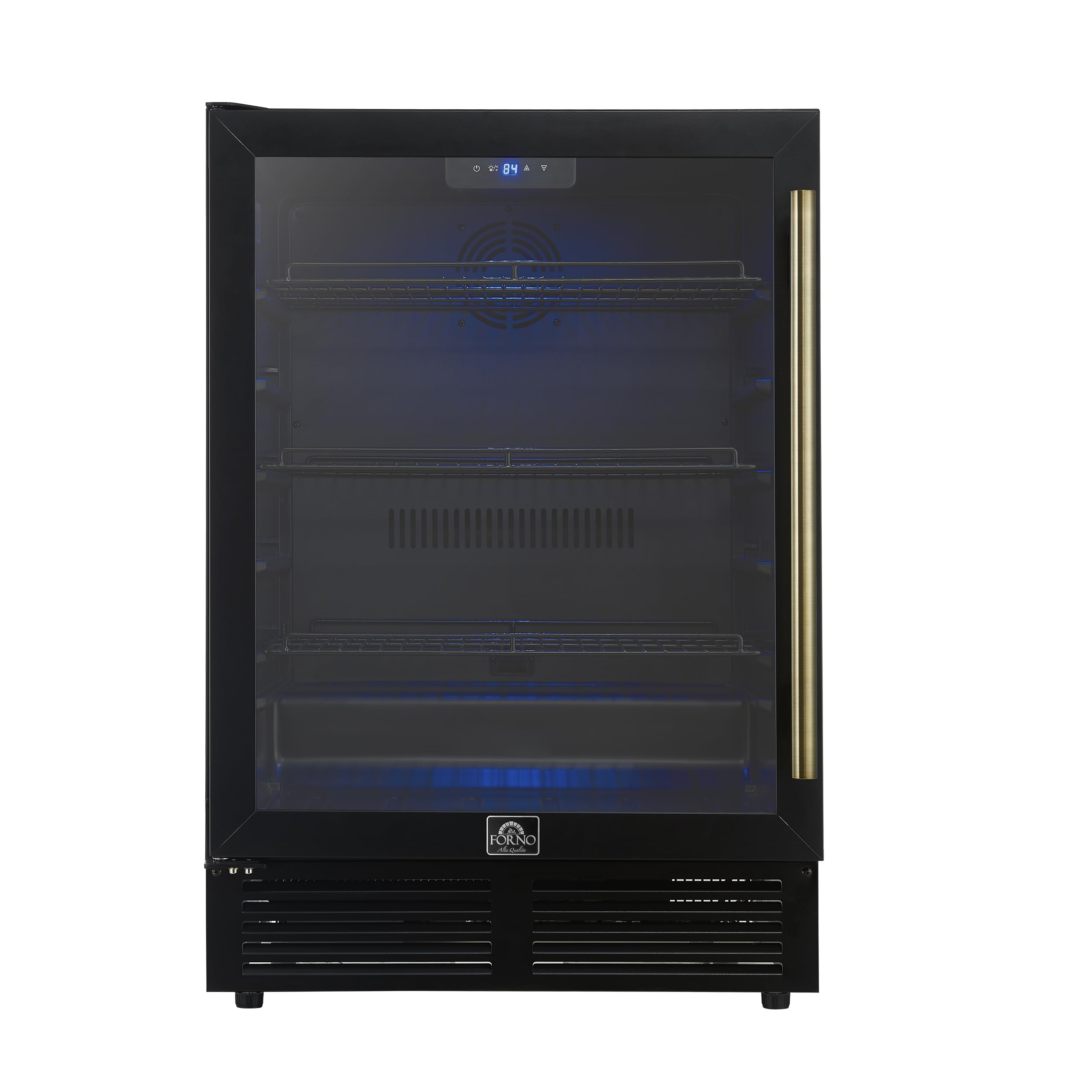 Forno C-FWCDR6665-24BLK 4.8 cu ft Beverage Cooler Black