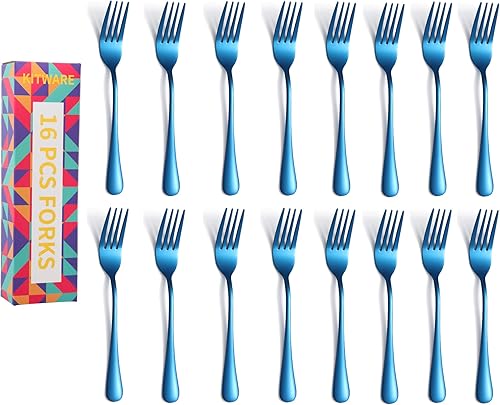 Miniatura 1 de 16 tenedores de cena solo tenedores de acero inoxidable tenedores de cubiertos de cocina para el hogar juego de tenedores modernos pulidos con