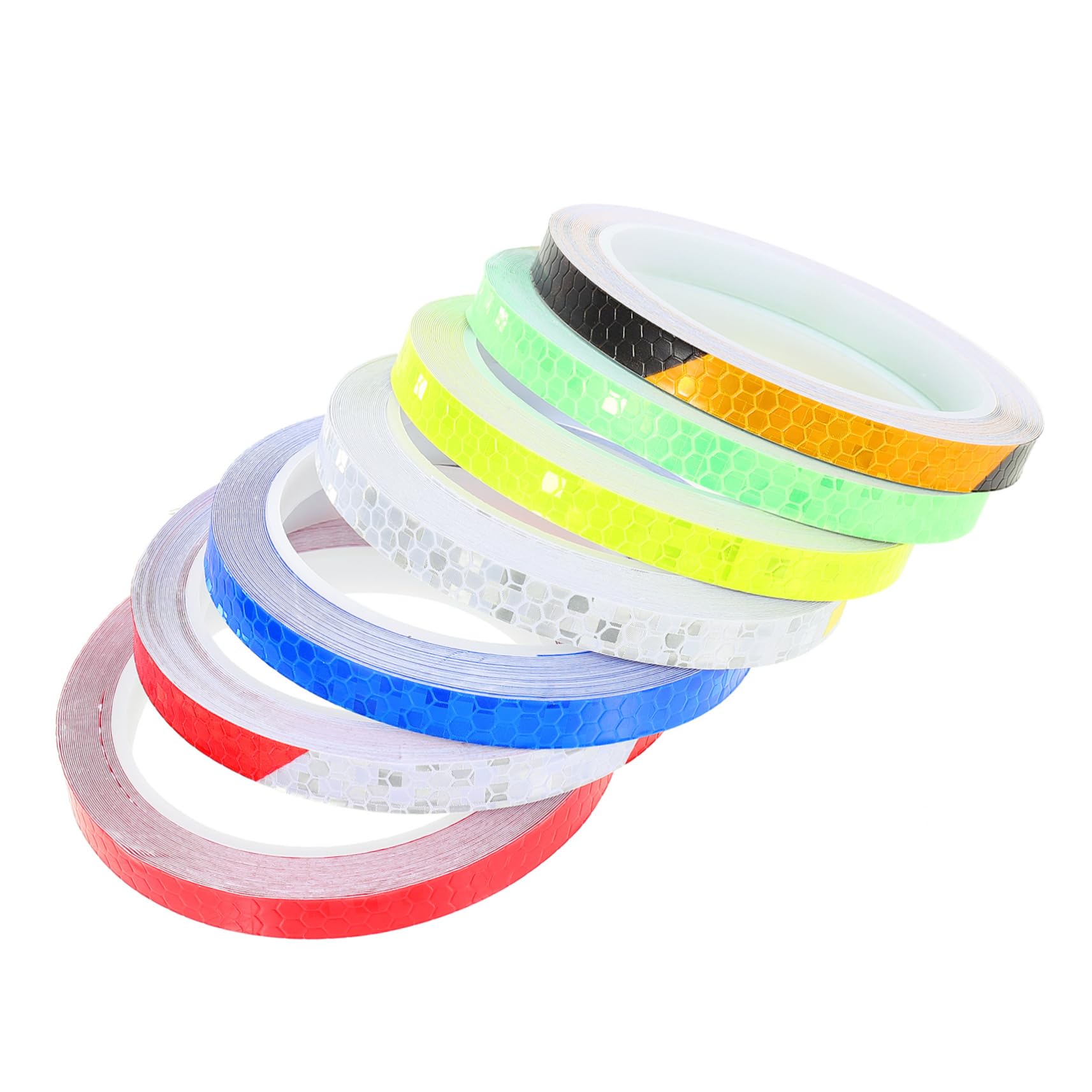 BESPORTBLE 7pcs Reflective Bike Stickers Warning Reflective Tape for Bicycle Decoration