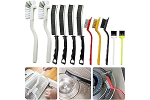 Crevice Cleaning Brush, Essential 11-Piece Set for Deep Cleaning Tight Spaces