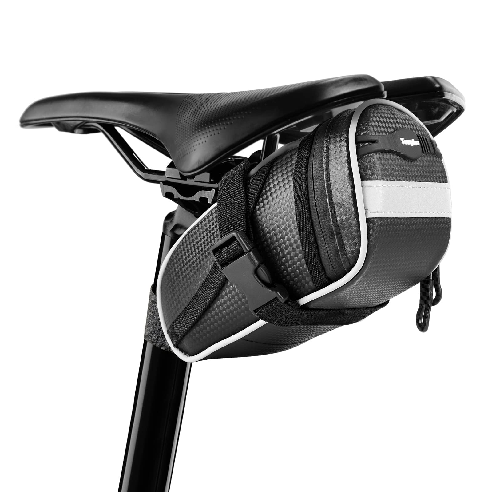 Water Resistant Wedge Saddle Bag, Under Seat Bike Storage Pack