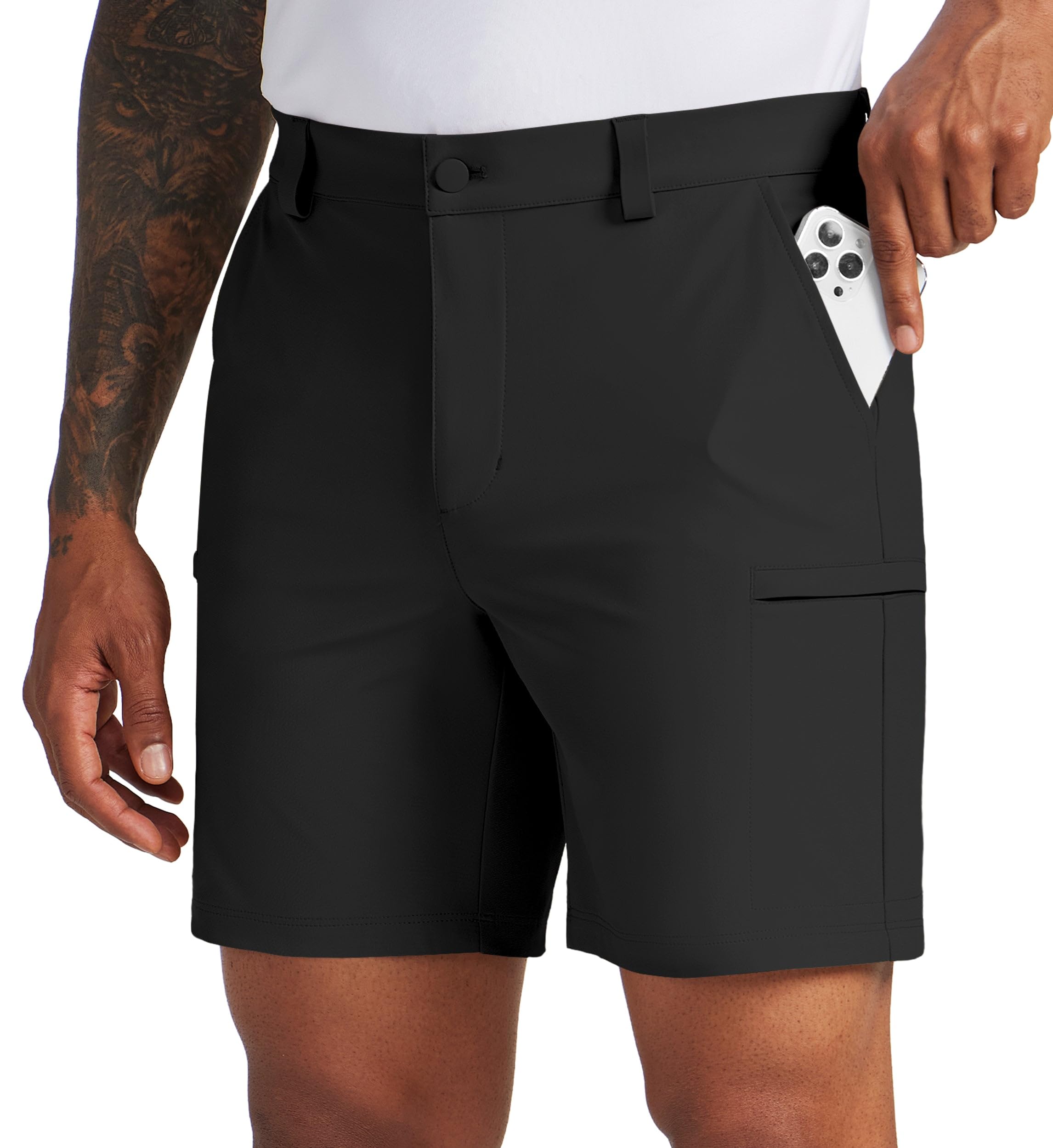 Willit Men's Golf Shorts Stretch Dress Shorts Cargo Quick Dry Athletic Casual Shorts with Pockets 7" 9" 11"