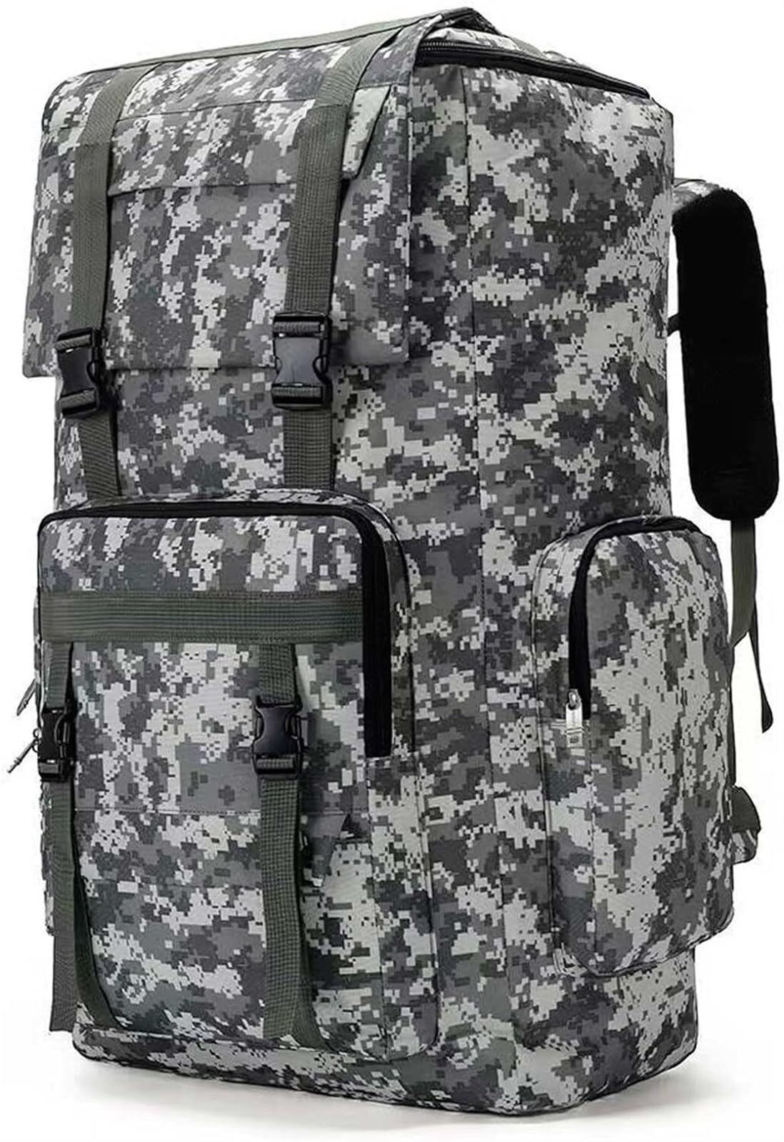Reiserucksack mit großer Kapazität, multifunktional, wasserdicht, Camping-Rucksack, Outdoor-Sport, Oxford-Tuchmaterial, Wanderrucksack, Camping-Tasche (A)