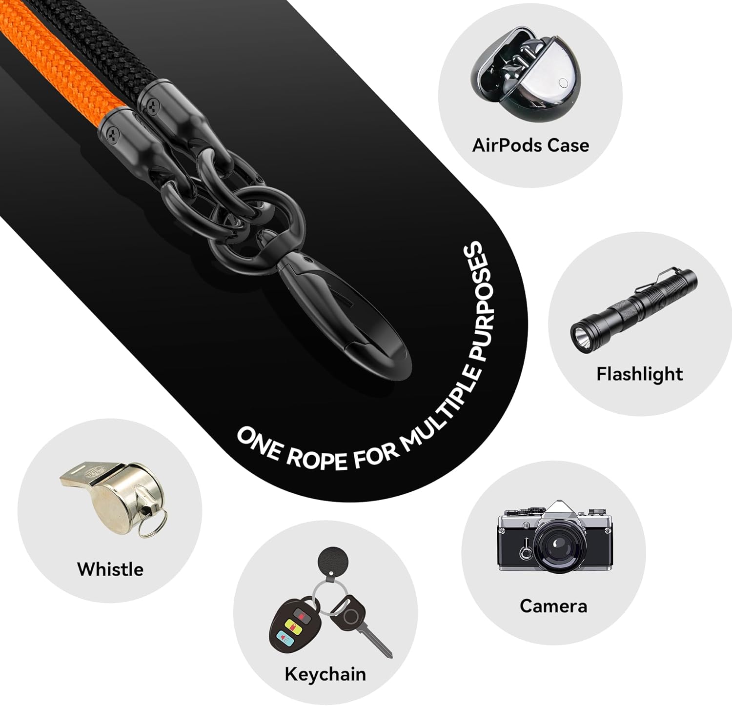3-in-1 Phone Lanyard Anti Theft Phone Strap Wrist Strap Cell Phone Lanyard, Compatible with Most Smartphones - Image 3