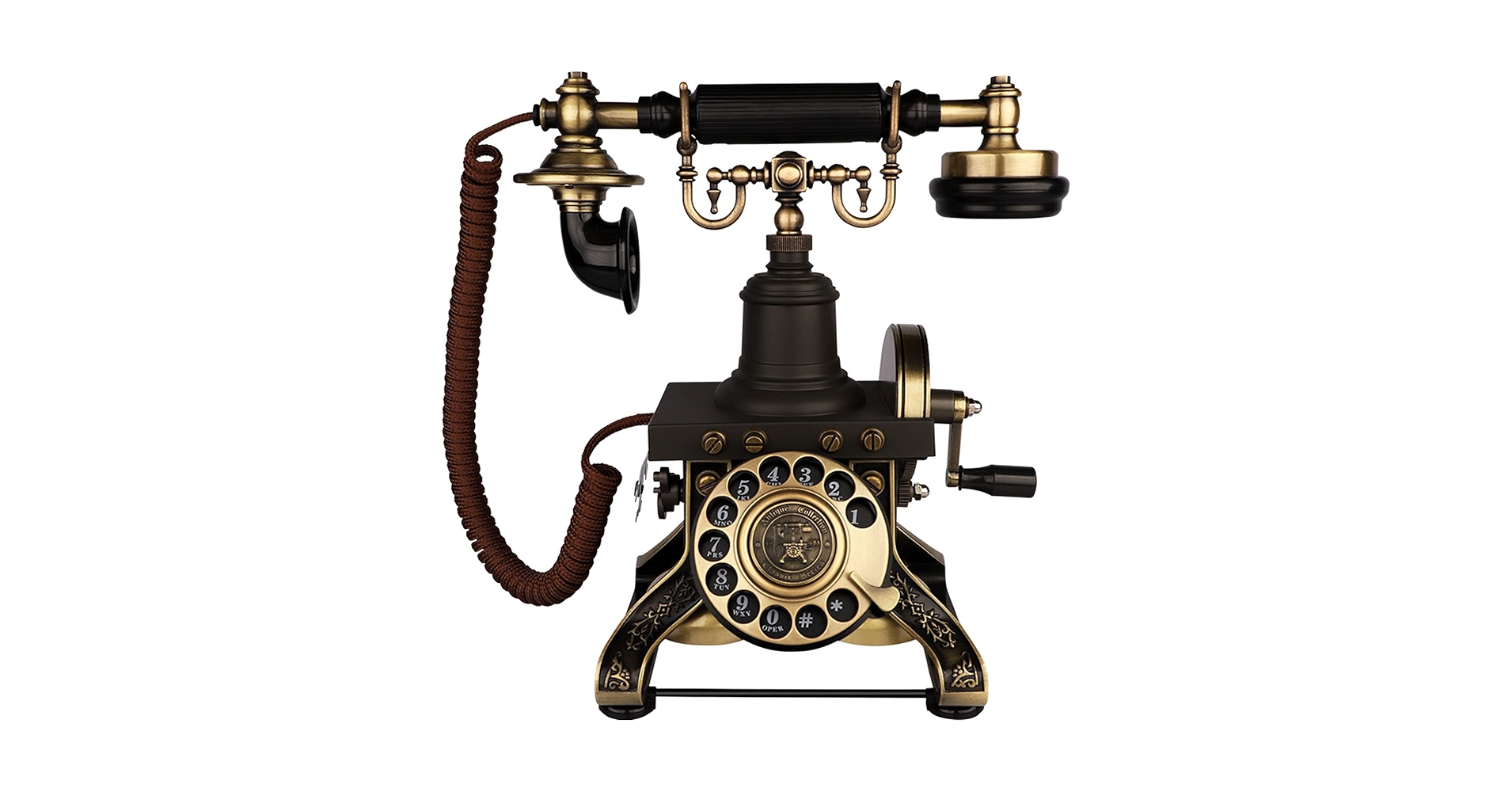 Amazon | ヴィンテージハンドクランクアンティーク電話1892