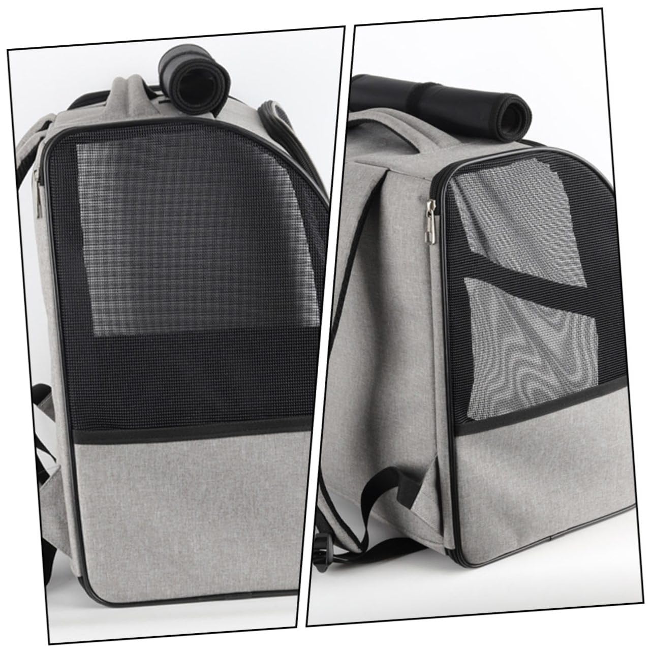 Homoyoyo Katzenrucksack Transport Mit Atmungsaktivem Material Geräumige Haustiertragetasche Für Katzen Praktische Haustiertransportbox Für Reisen