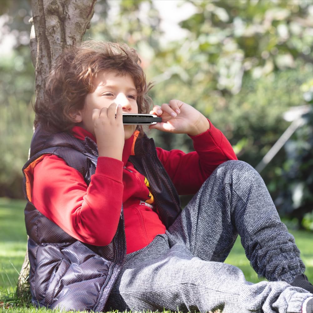 OFFCUP Harmonica Chromatique 10 Trous 40 Tons Clé de Do, avec Sac de Rangement pour Débutants, Enfants, Étudiants, Adultes - Meilleur Cadeau en Argent