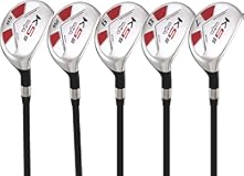 Men&apos;s Majek Golf All Hybrid Partial Set&comma; which Includes&colon; &num;7&comma; 8&comma; 9&comma; PW &plus;SW Senior Flex Right Handed New Utility &OpenCurlyDoubleQuote;A” Flex Club