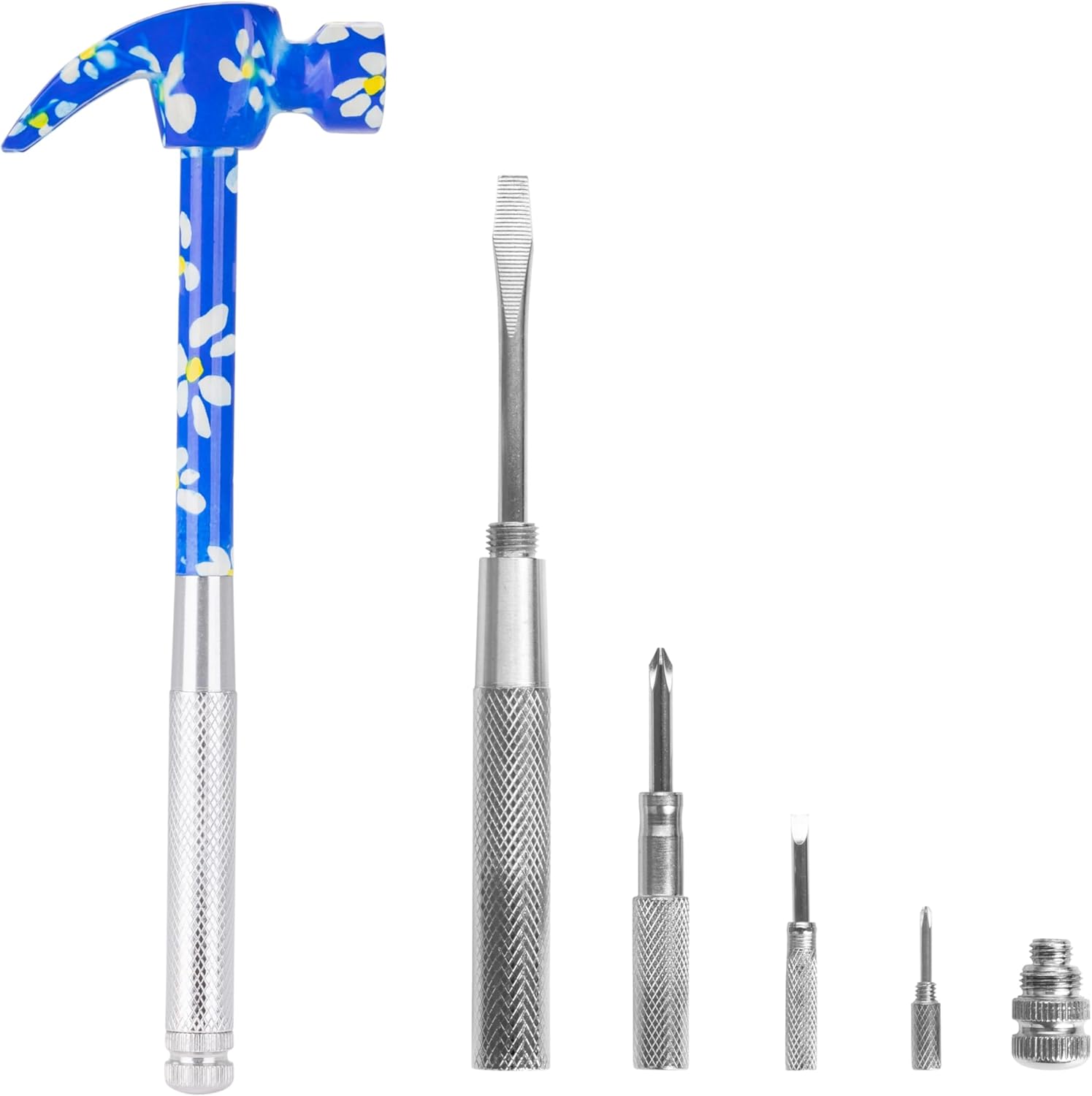 GreatNeck 5-in-1 Hammer, Mothers Day Gifts, Built in Multitool Screwdriver, Chrome Plated to Resist Rust, Tackle Basic Household Tasks, Mothers Day Gifts for Mom