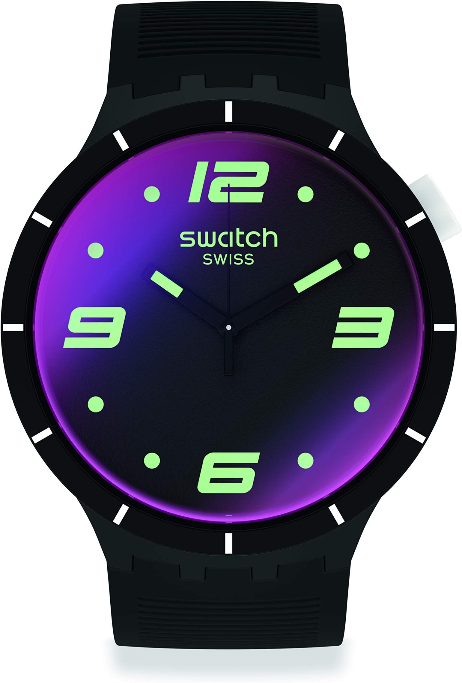 Swatch Futuristic Black Quartz Men's Watch SO27B119