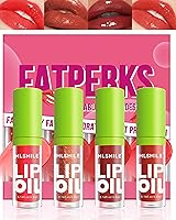 Vista 10 de Aceite Hidratante con Brillo para Labios - Aceite de Labios con Tinte Brillo de Labios, Brillo de Labios Rosa Mancha de Labios Glaseado Brillante