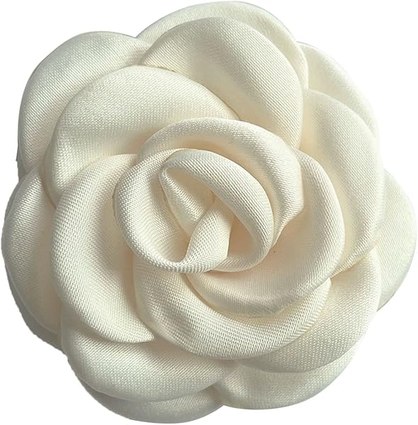 Broche camélia pour corsages, décorations en tissu, épingles de collier, revers pour femmes et hommes - 1