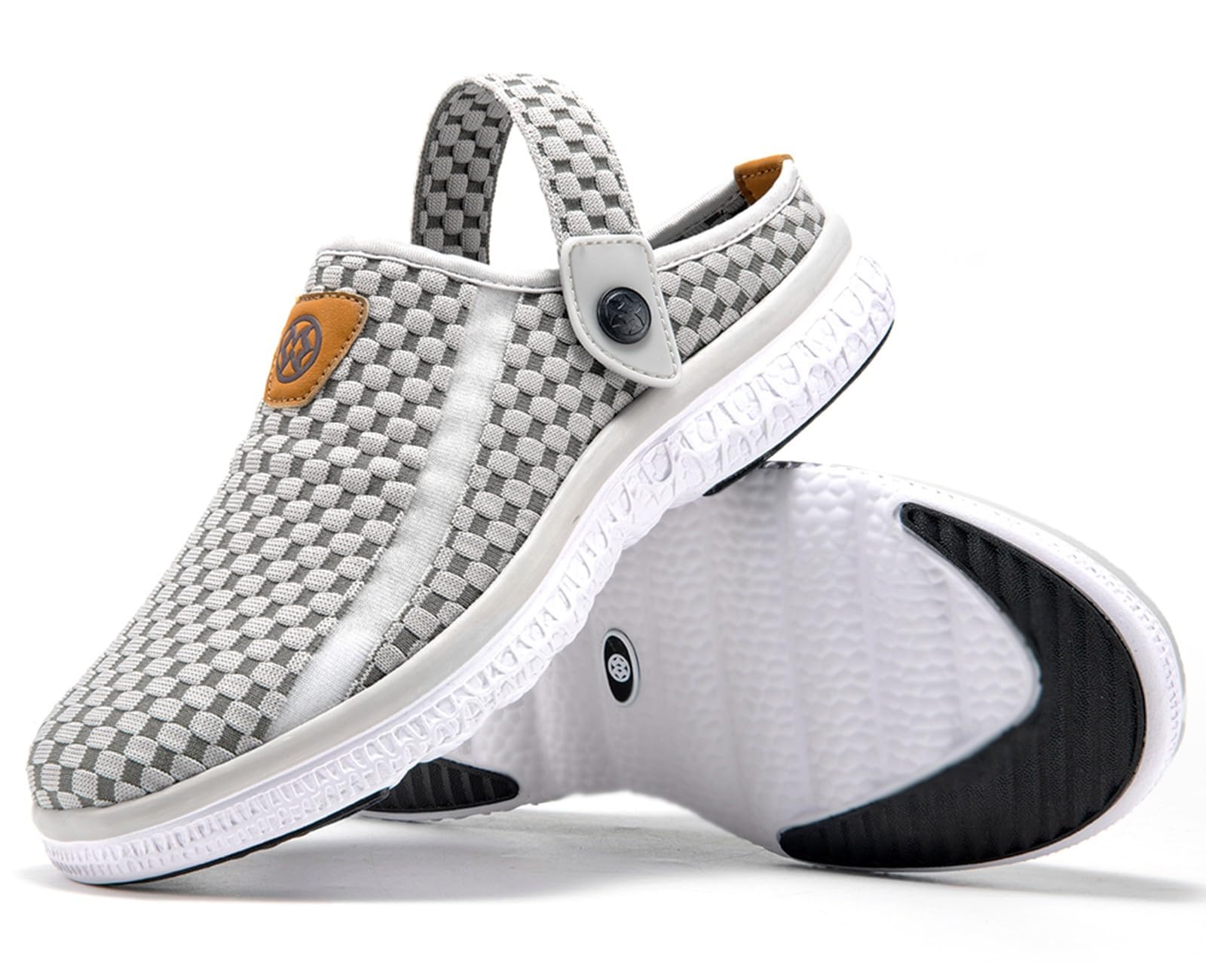 Zoccoli Sabot Uomo Donna Spiaggia Giardino Pantofole Maglia Traspirante Clogs Scarpe da Mare Estate Sandali Antiscivolo Piatto Ciabatte