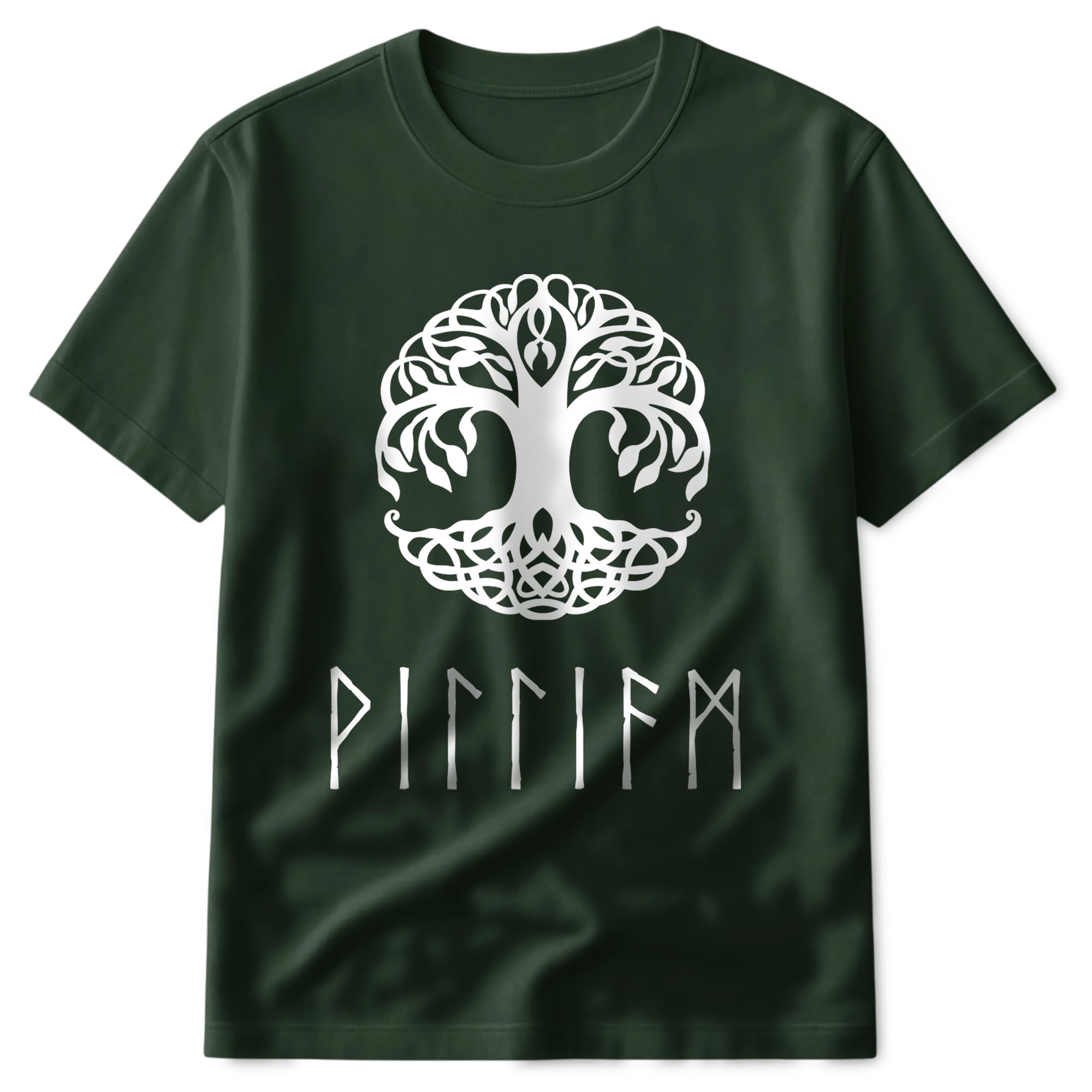 Personalized Viking Runes Shirt with Name in Norse Rune Alphabet, Unisex Norse Mythology T-Shirt Sweatshirt Hoodie