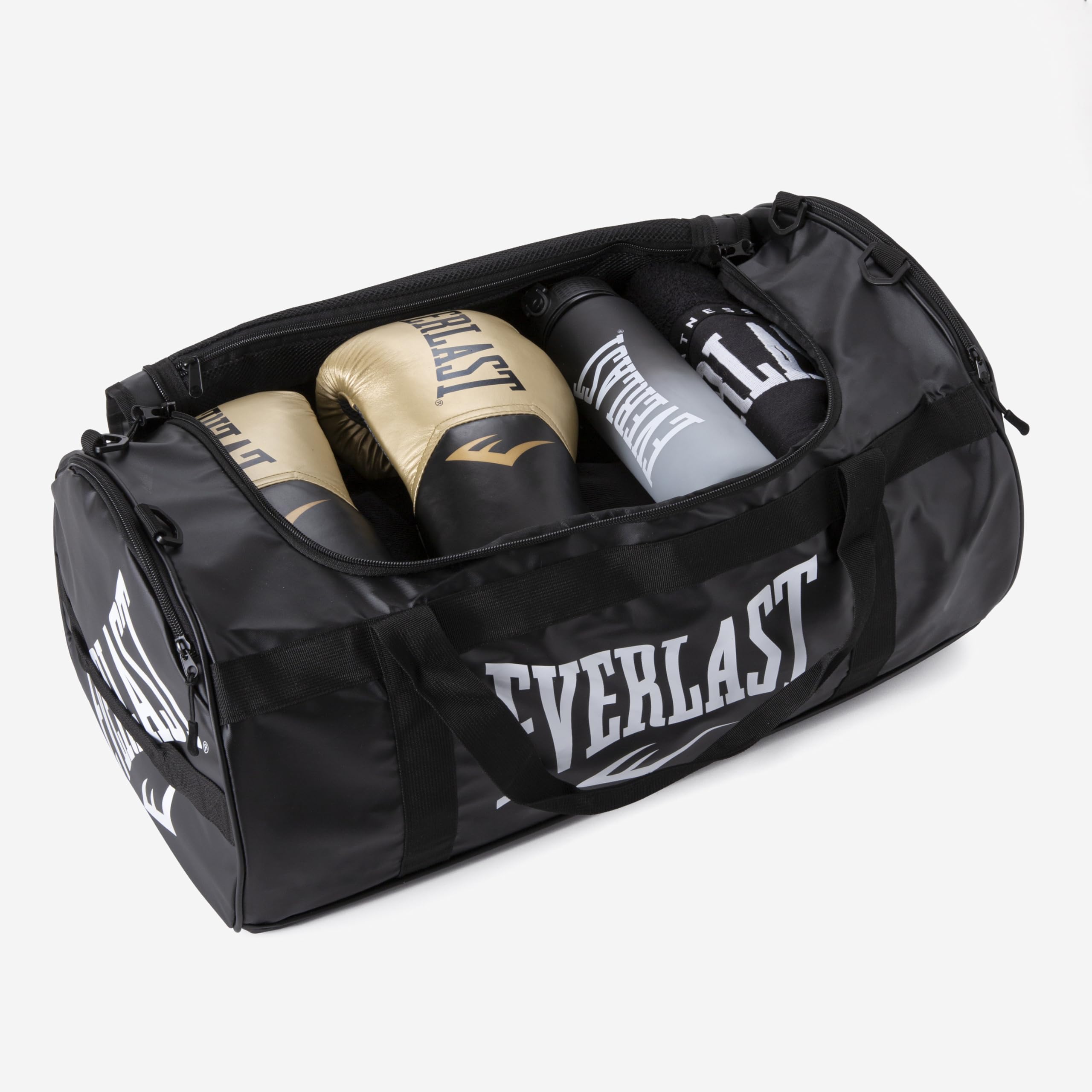 Bolso de Gimnasio Convertible con Correas de Mochila y múltiples Bolsillos con Cierre