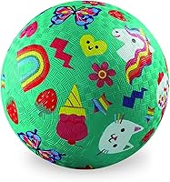 Vista 35 de Crocodile Creek Pelota de juegos – Pelota de goma duradera para niños a partir de 3 años – Pelota inflable con rebote para kickball