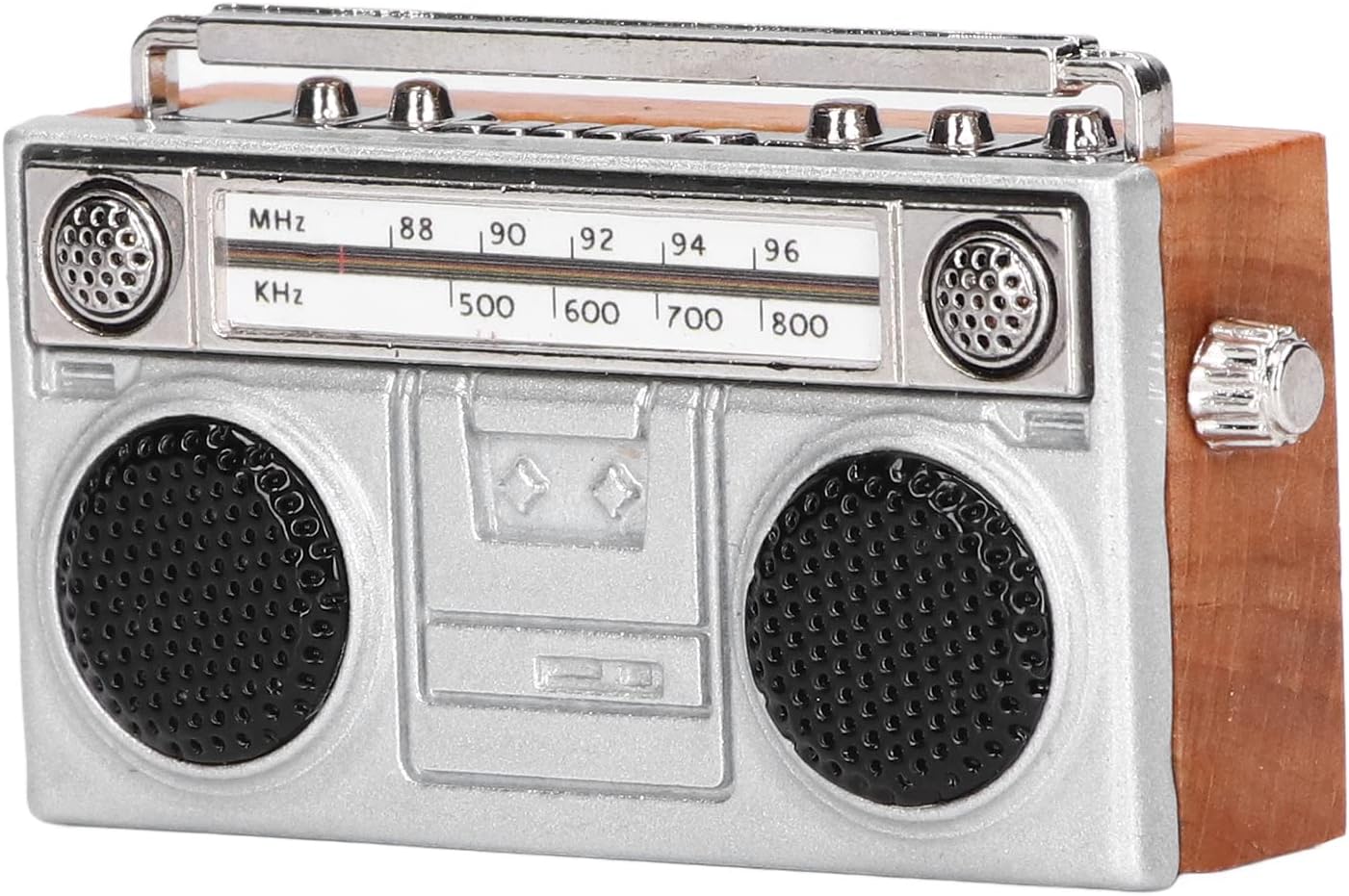 Keenso 1:12 Scale Dollhouse Radio Children Simulated Miniature Retro Radio Model Toy Accessories Decoration