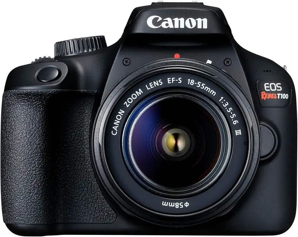 Canon Câmera Digital EOS Rebel T100 EF-S 18-55mm f/3.5-5.6 III