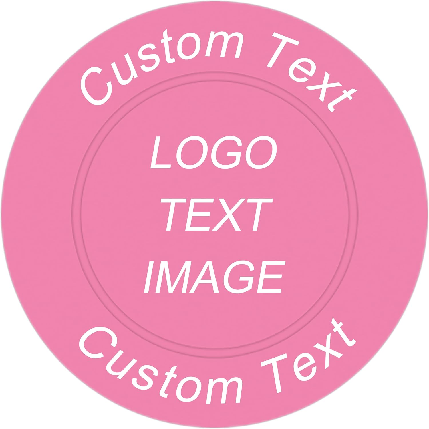 100 Custom Plastic Poker Chips,Personalized Image or Text,Put Design on a Chip,Set for Bar Tokens,Party,Memorial Day,Wedding