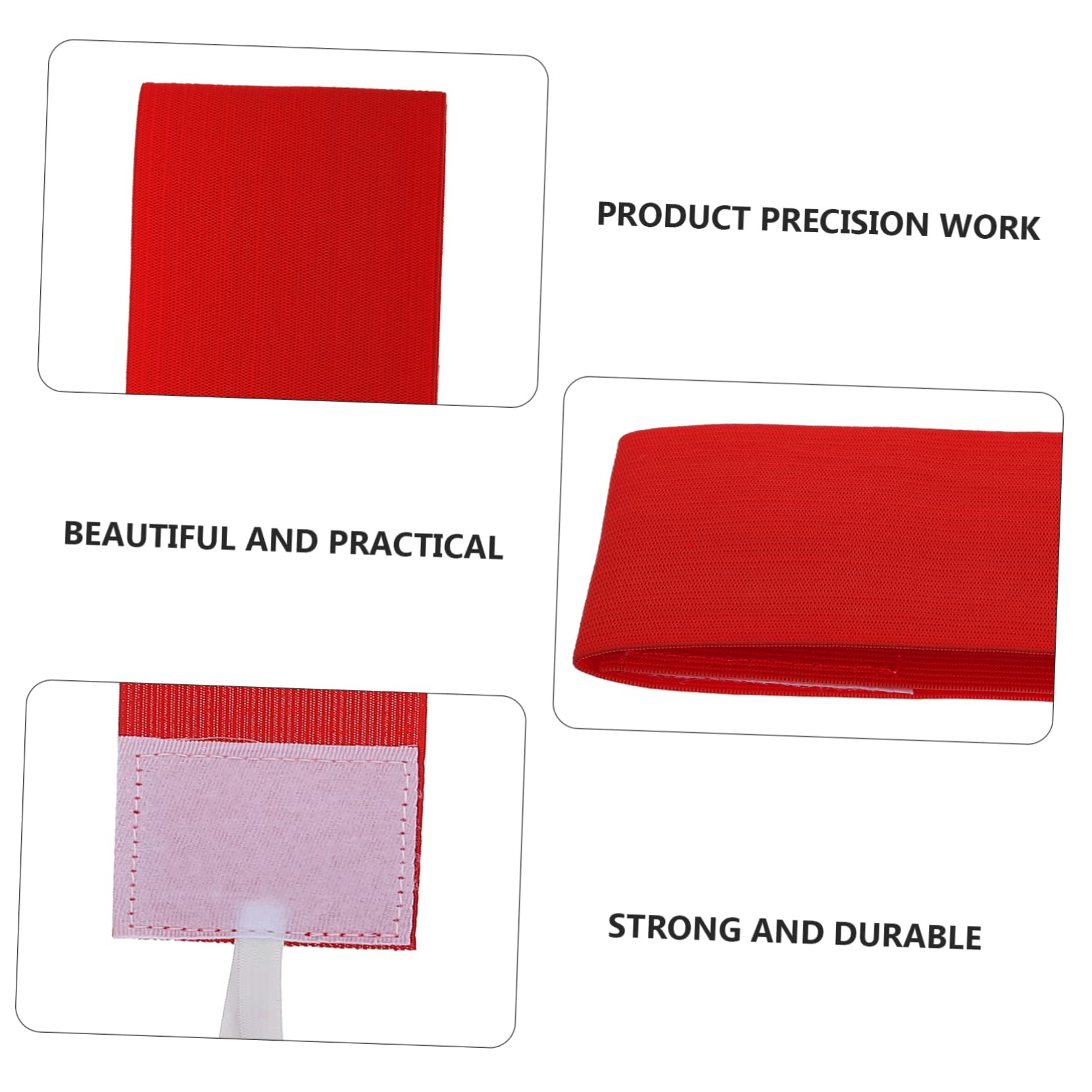 BESPORTBLE Unite Your Team These 4pcs Nylon Elastic Armbands Standard Sports Arm Bands Captains Arm Bands for Football