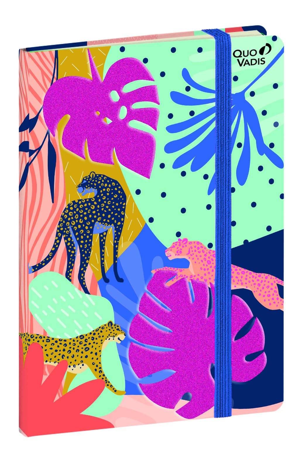 QUO VADIS - Notebook - Jungle Spirit - Multicoloured - Lined Pages - 15 x 21 cm - White Clairefontaine Paper - Made in France