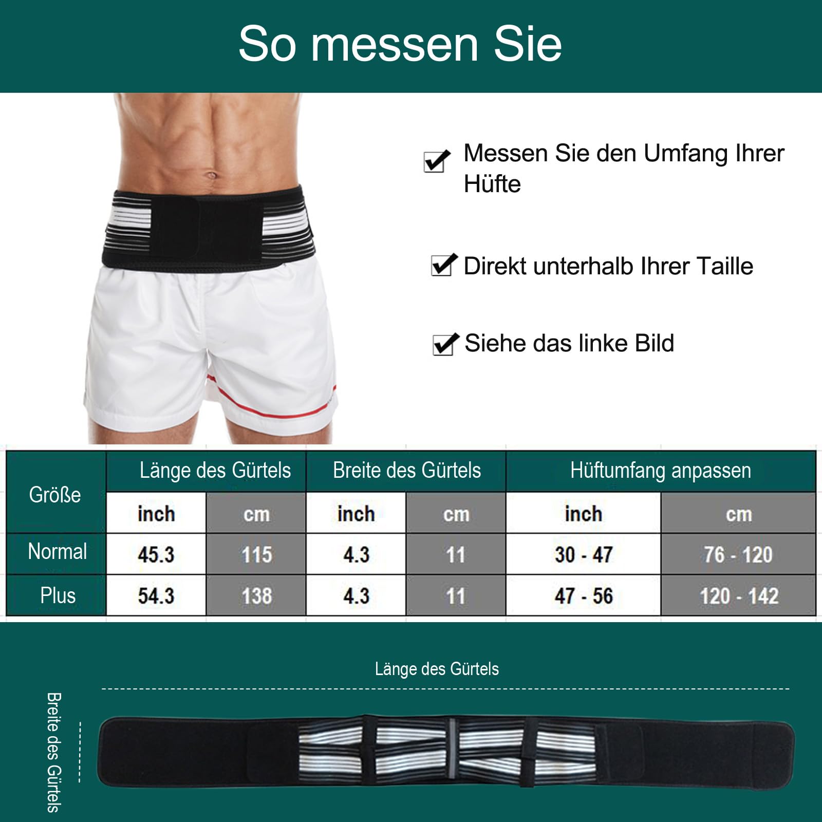 Paskyee Ischiasgürtel, Iliosakralband für Männer Frauen - Rückenstützgürtel Linderung von Ischias, unterem Rücken, Si-Gelenk, Beckenschmerzen - Drei Bandagen bieten dreifache Unterstützung
