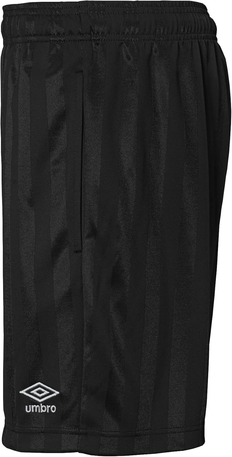 Umbro Boy's Youth (8-18) Nylon Striped Striker Soccer Shorts, Color Options