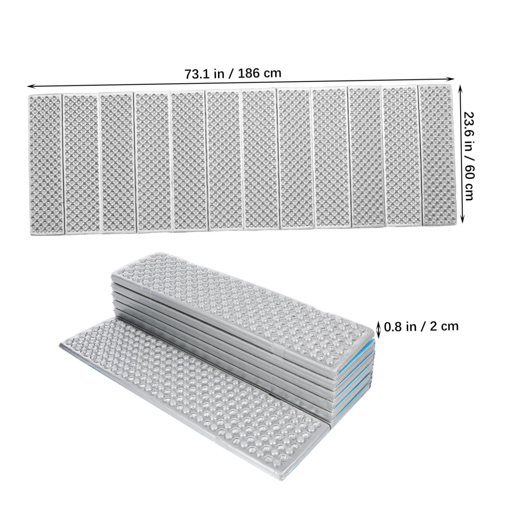 Abaodam Folding Closed Cell Foam Sleeping Pad Compact Thermal Camping Mattress for Hiking and Backpacking Lightweight and Portable for Outdoor Activities