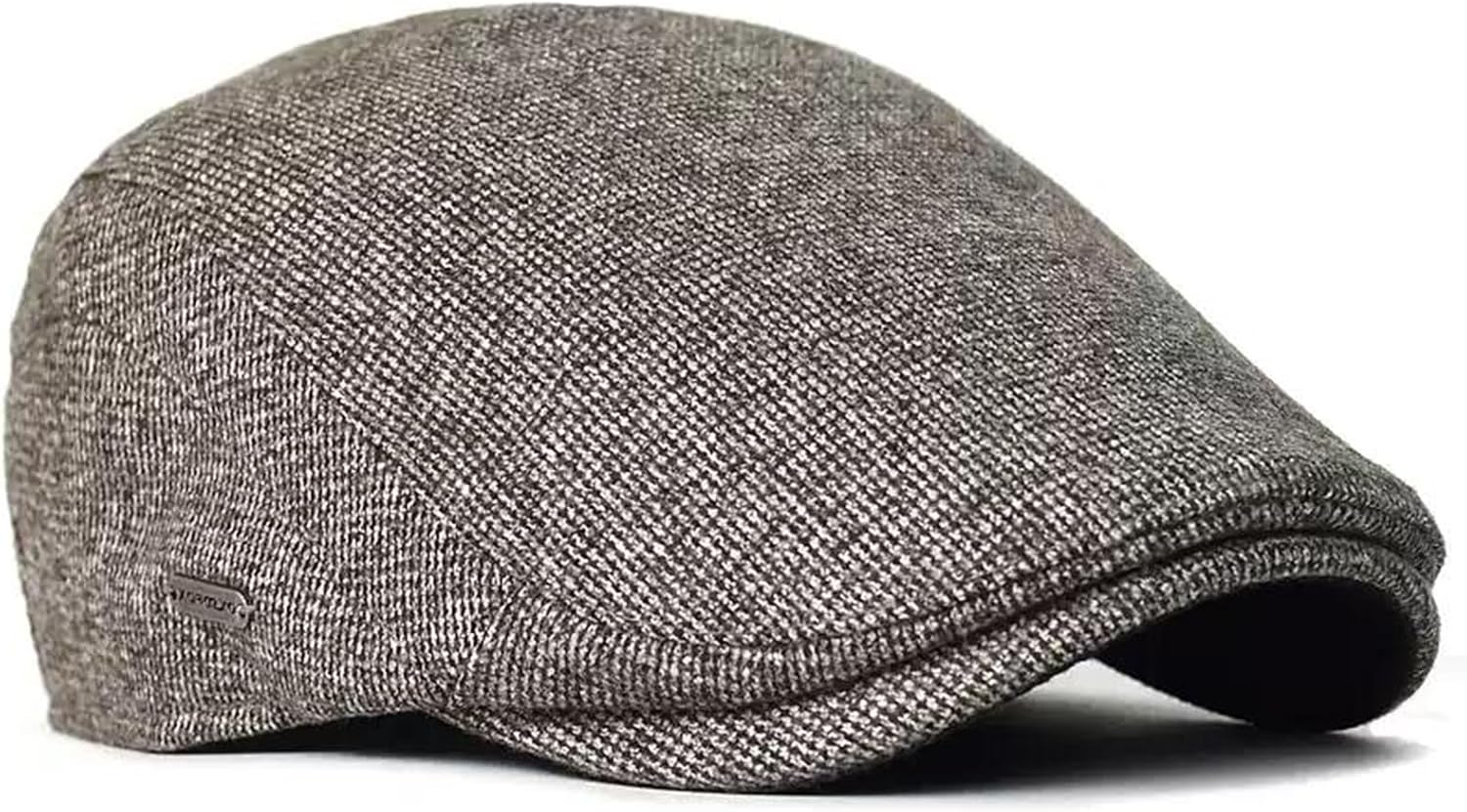 Flat Beret Men's Peaked Cap Cotton Beret Newsboy Driving Cabbie Cap Flat Cap B5#Coffee