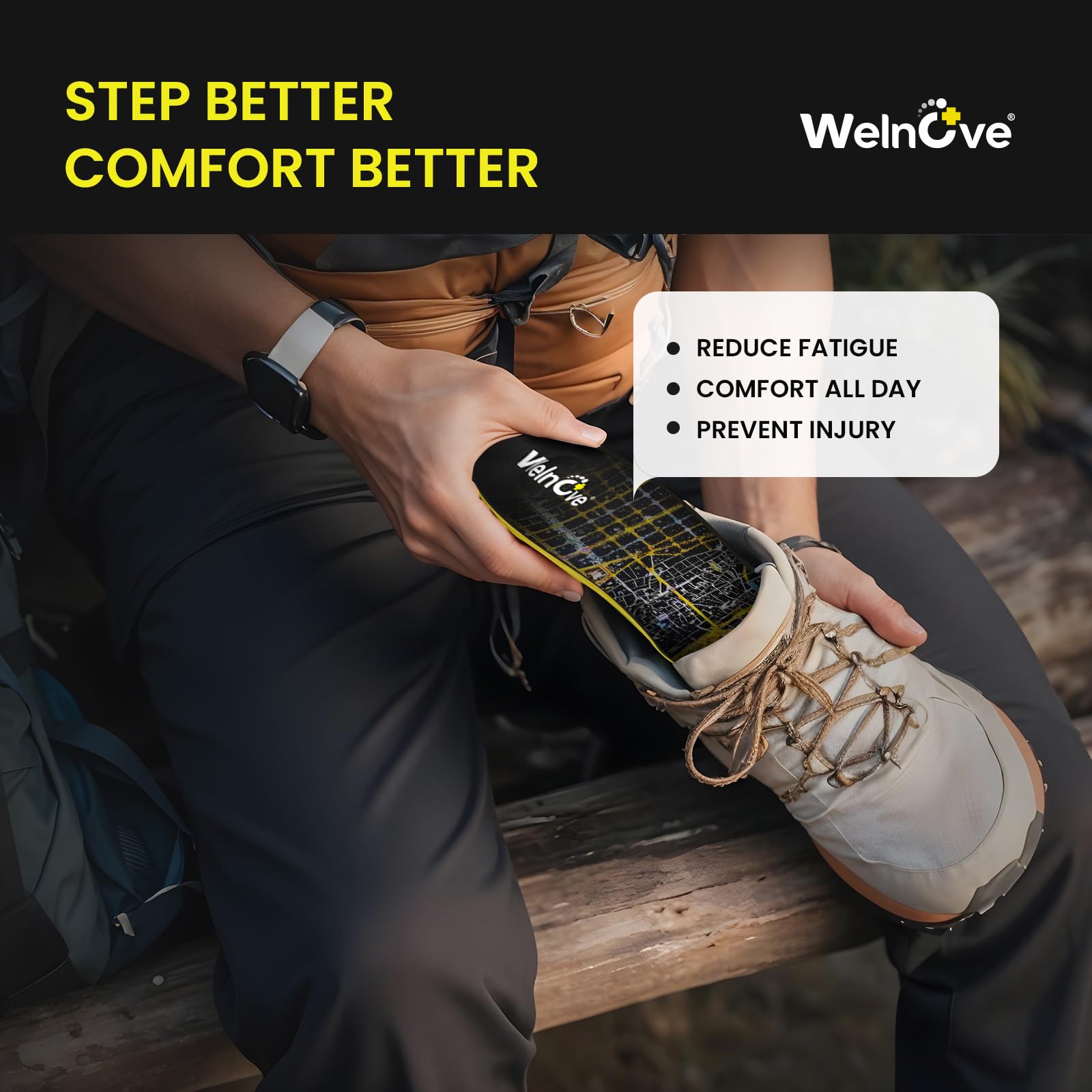 Semelles légères pour le sport - Welnove Plaques de sport amortissantes pour la course, le basket-ball, la remise en forme - Performance accrue, Protection contre les blessures, Hommes Femmes (XS)