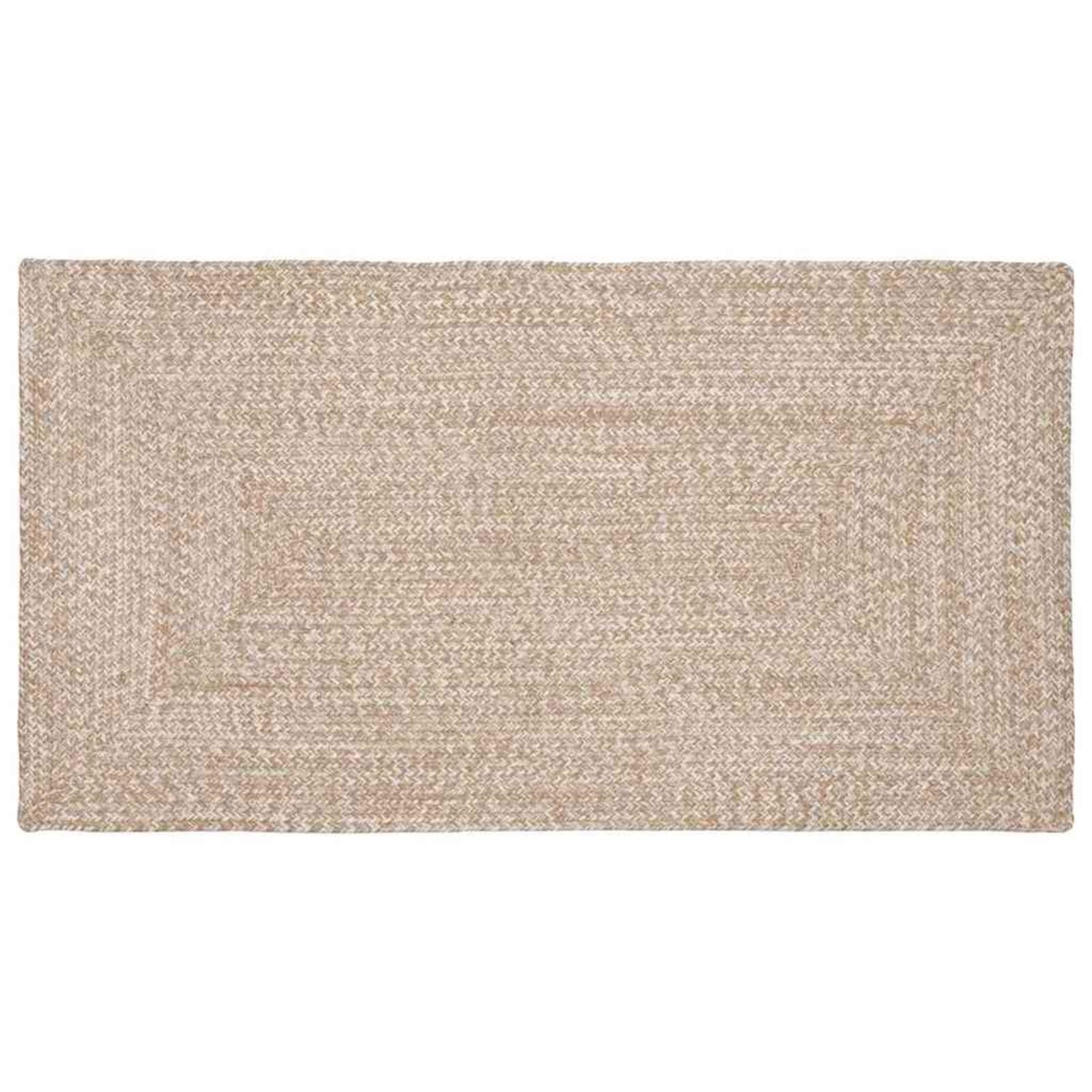 Dywan z juty, naturalno-biały, 80 x 150 cm, można prać w pralce – nowoczesny dywan do salonu, na sofę i kącik do czytania, trwały i oczyszczający powietrze