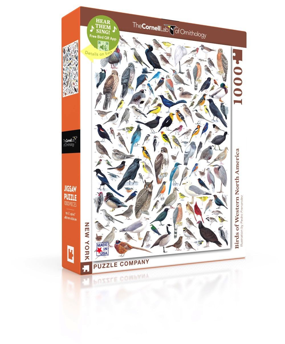 Amazon.com: New York Puzzle Company - Cornell Lab Birds of Western