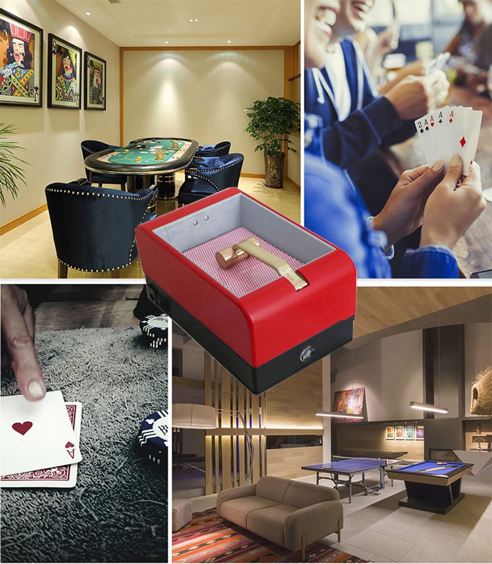 Automatischer Kartengeber Für Poker & UNO - Elektrischer Kartenmischer Für Bis Zu 8 Spieler