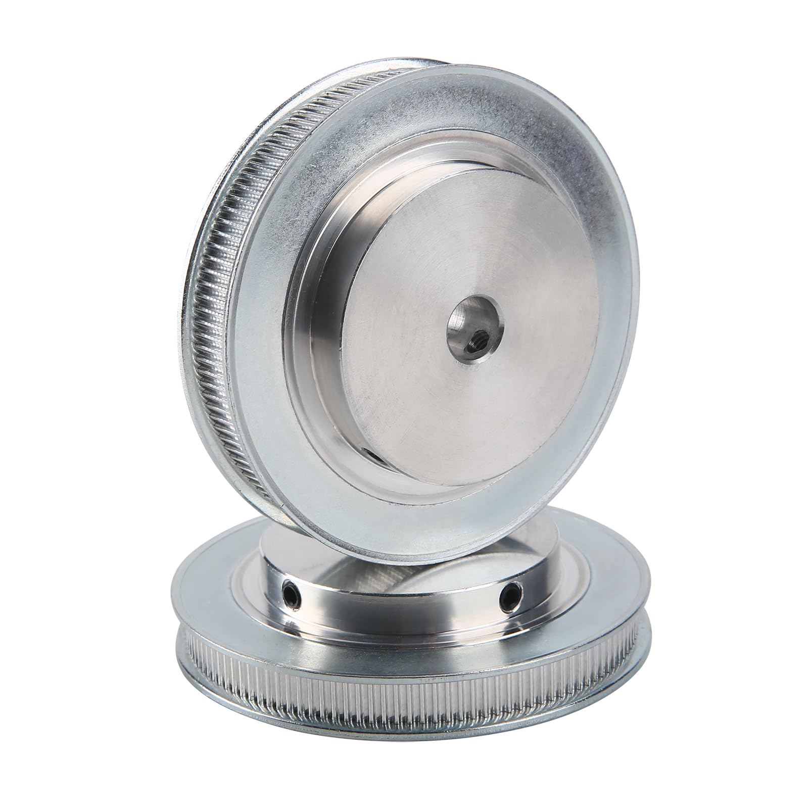 1 poulie 2GT 120T Roue synchrone 10 mm Alésage 2GT Poulie dentée 120 dents pour courroie de 6 mm de large Utilisation pour imprimante 3D Machine CNC