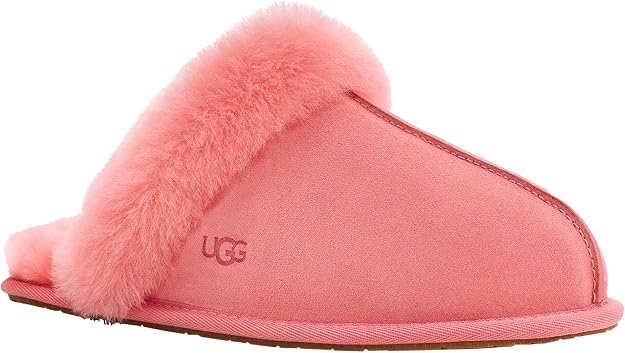 Amazon | UGG レディース Scuffette II スリッパ, アッシュフォグ, 5