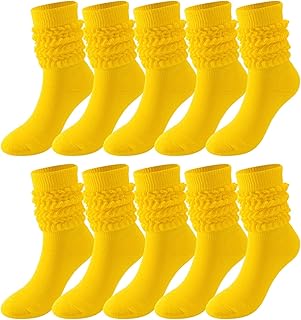 5 pares de calcetines de color liso para mujer, calcetines altos hasta el muslo, calcetines suaves hasta la rodilla para mujer