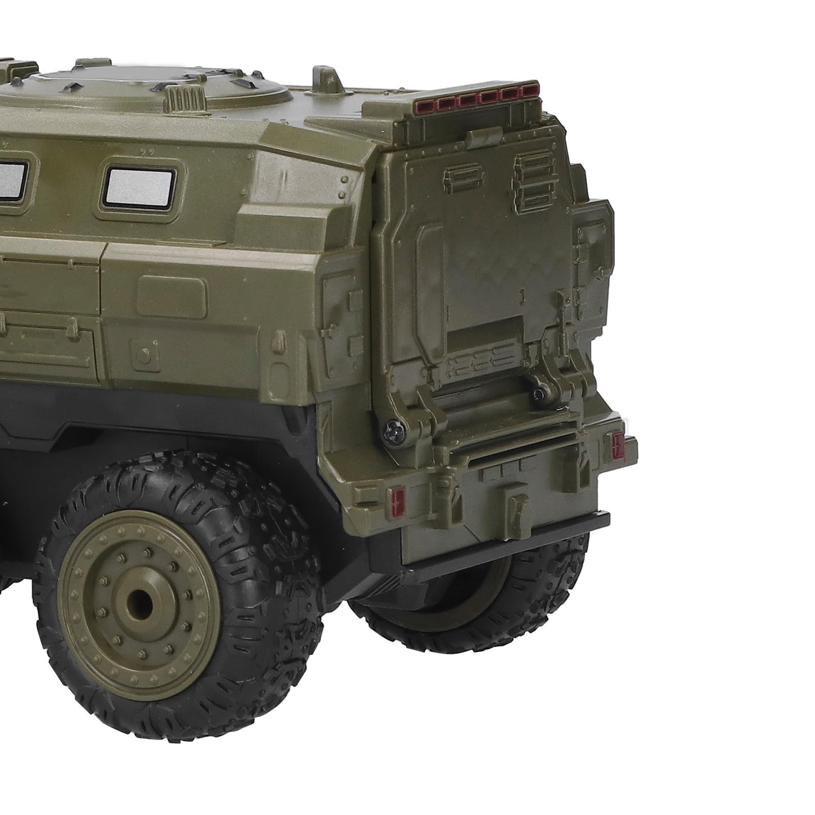 Ciężarówka Pancerna RC, 2,4 GHz Szybki Zdalnie Sterowany Samochód 6WD RC Tank 1/16 Skala Wojskowa Ciężarówka Zabawka
