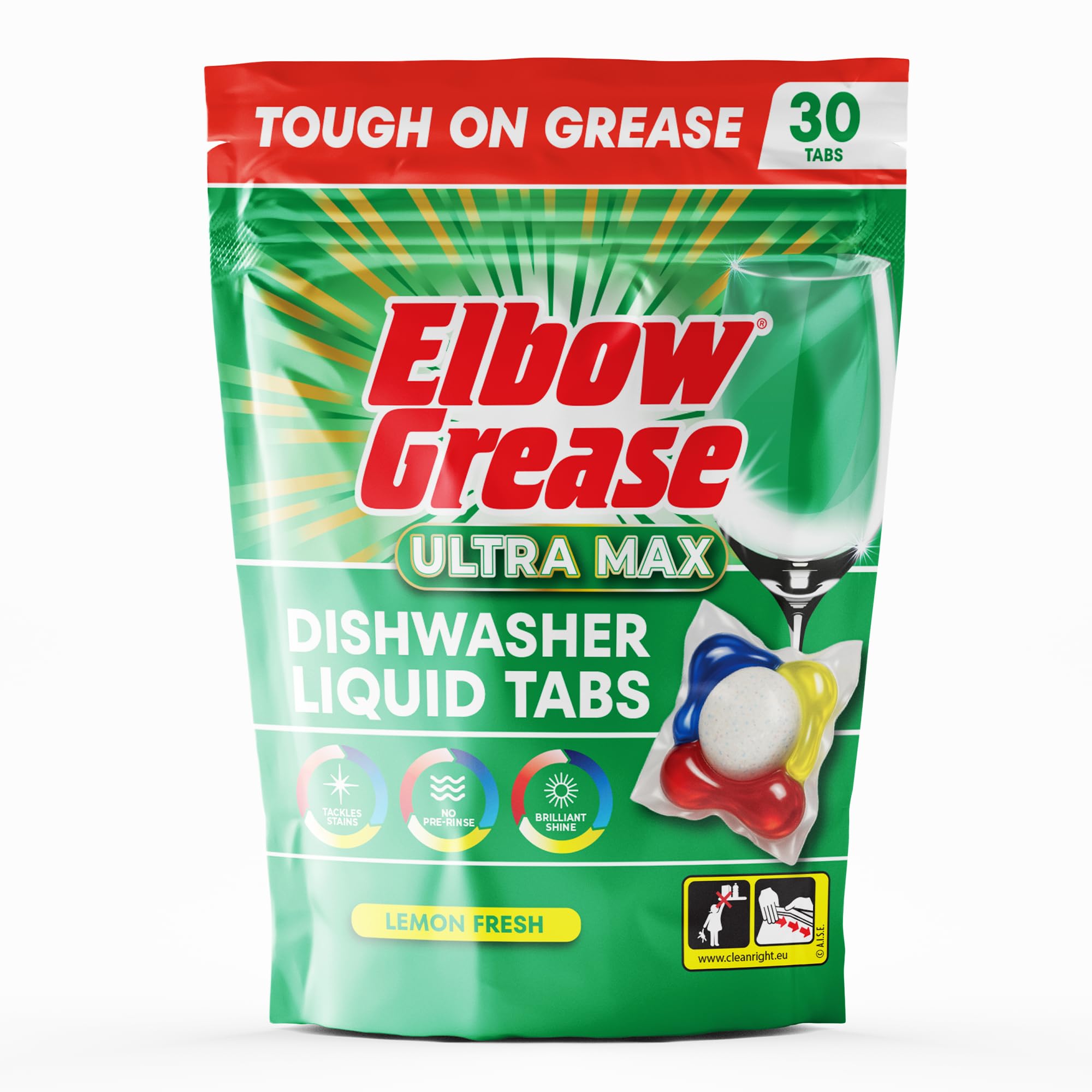 Elbow Grease - Dishwasher Tablets - Pack of 30