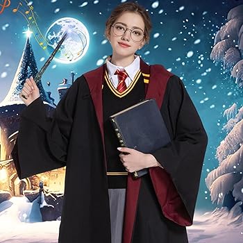 【150サイズ】ハリーポッター グリフィンドール 高品質コスプレ超得３点 ハリーポッターグリフィンドール (杖+マフラー)高品質コスプレ超