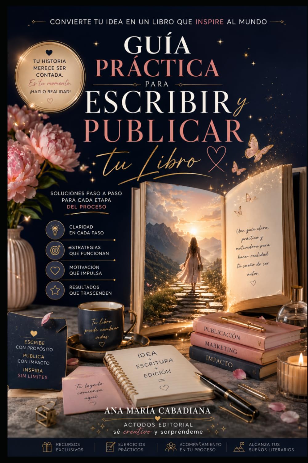 Guía Práctica para Escribir y Publicar tu Libro: Soluciones Paso a Paso para Cada Etapa del Proceso