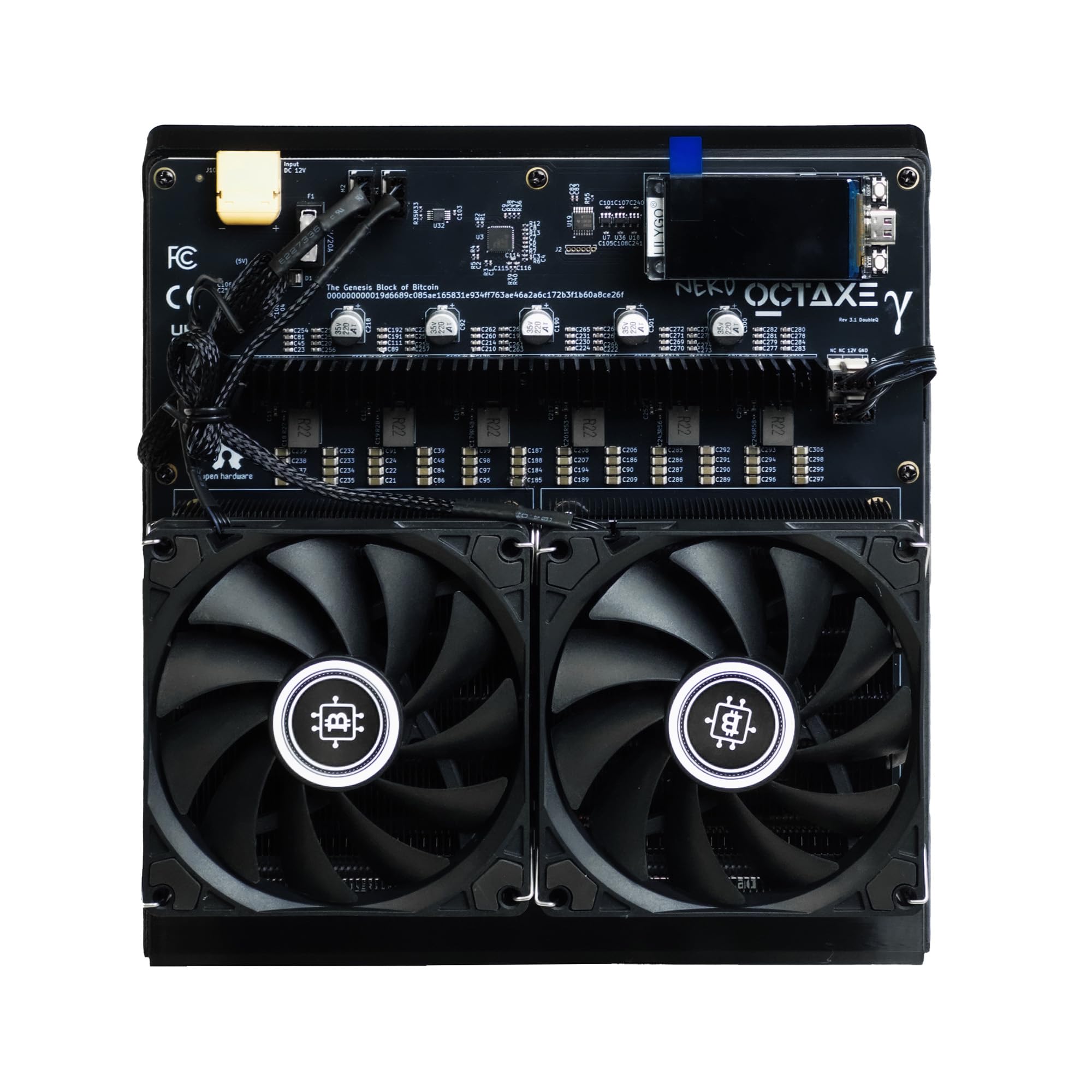Bitcoin Miner Machine Nerdqaxe++12TH/s 200W with Four Fans and