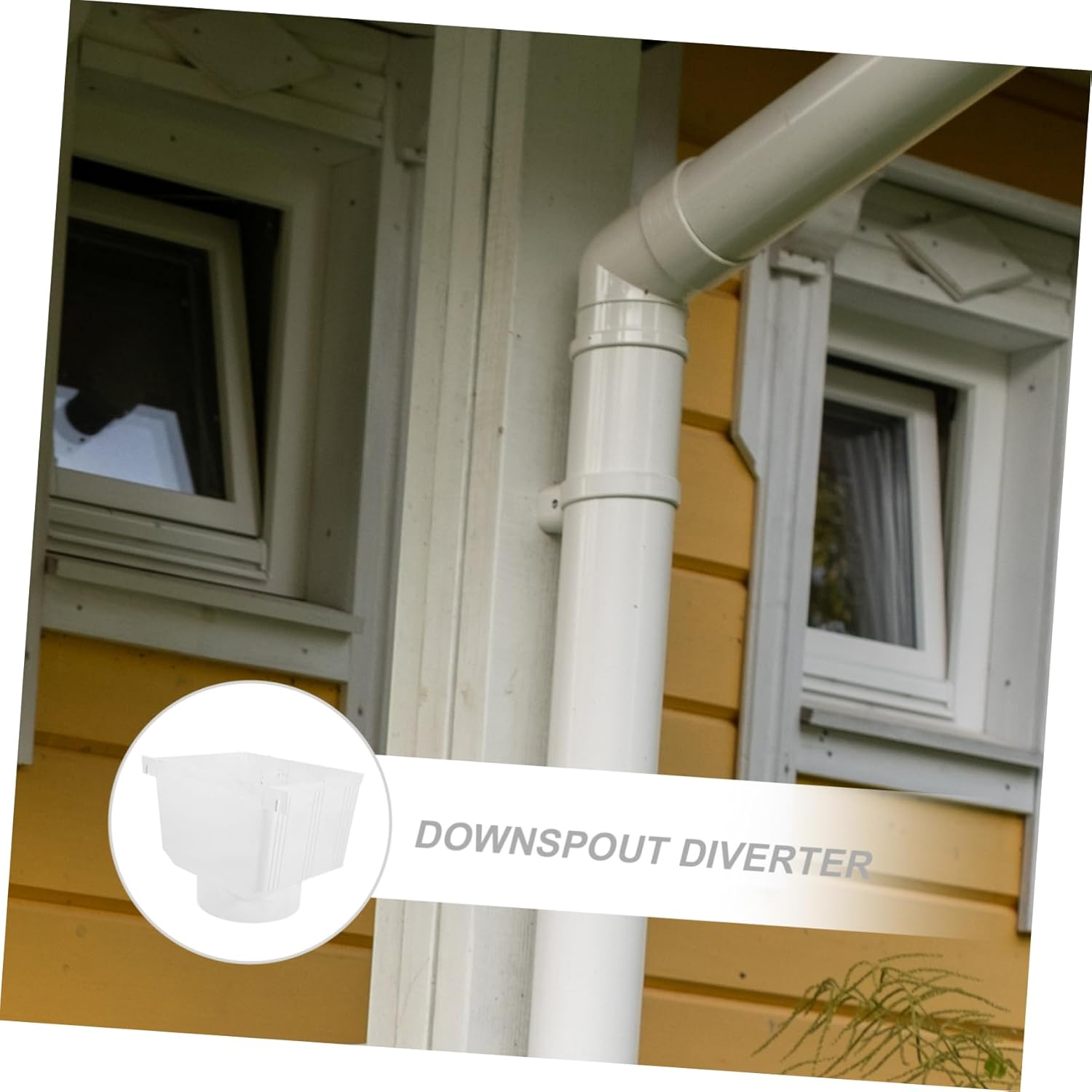 ARTIBETTER Rainwater Collection Barrel Downspout Funnel Durable Gutter Accessory for Efficient Drainage Compatible with Gutter Systems for Home and Outdoor Use