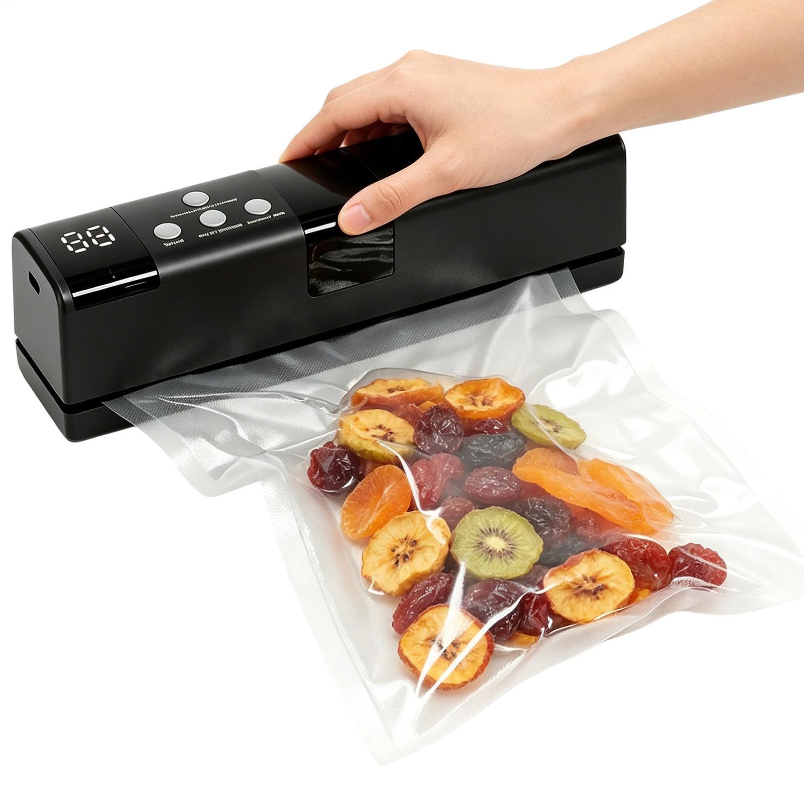Mini scelleuse sous vide à écran LED pour la conservation des aliments en cuisine