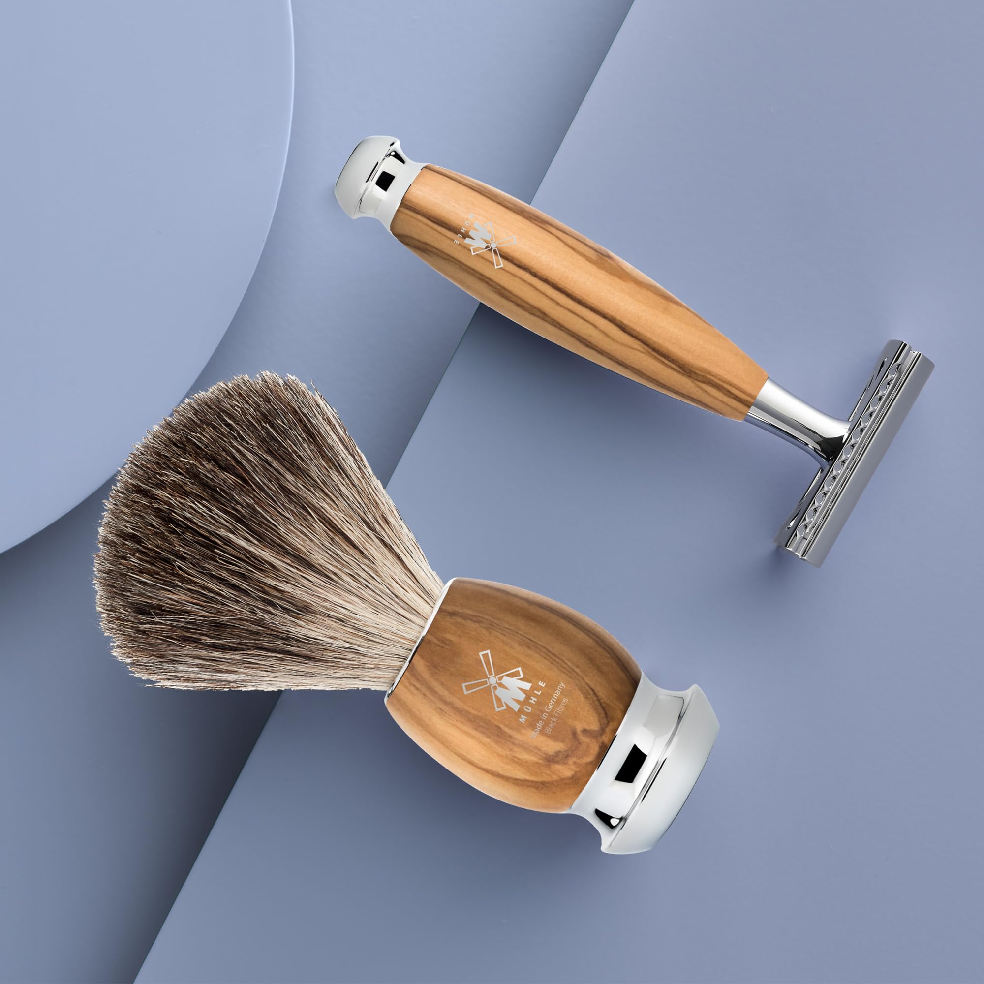 MÜHLE, pennello da barba con setole di tasso