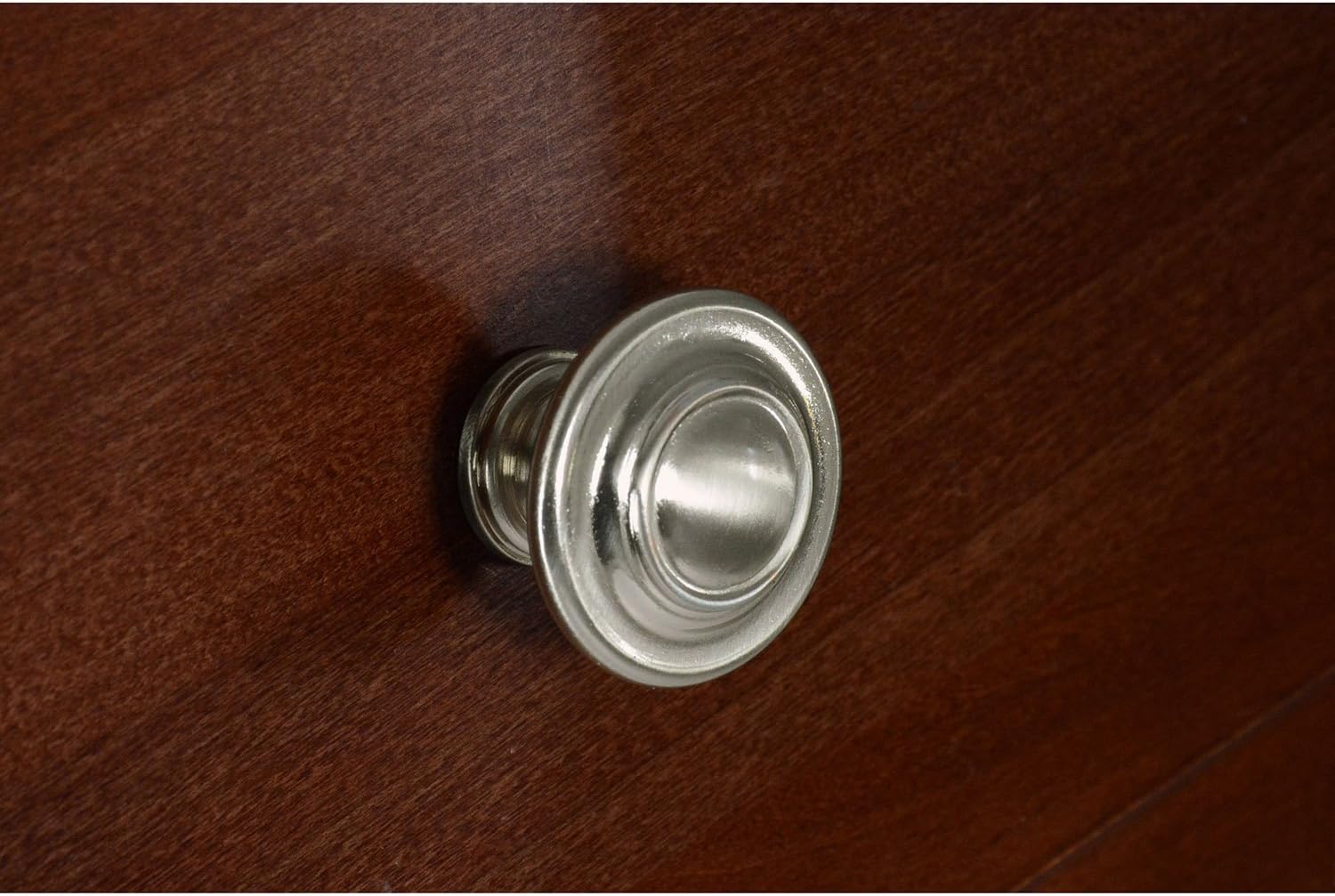Knob Deals #1108-1-1/4" Cabinet Knob, Satin Nickel - 10 Pack