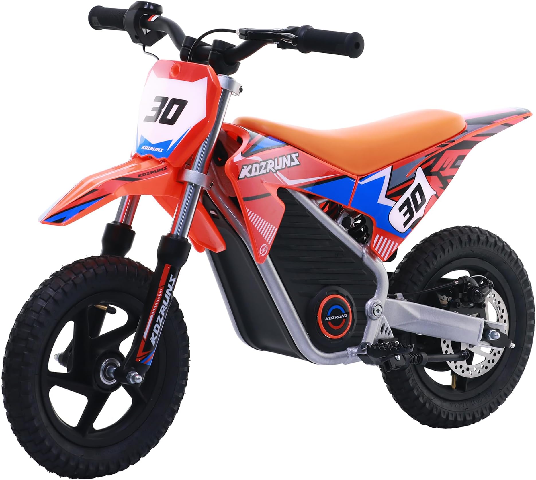 Electric Dirt Bike for Kids Ages 3-8, 250W Motorcycle with 12IN Tires