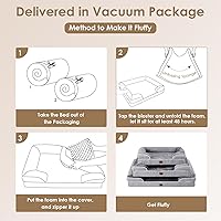 Vista 7 de EHEYCIGA Camas ortopédicas para perros extra grandes, cama impermeable de espuma viscoelástica XXL para mascotas con laterales, fondo antideslizante