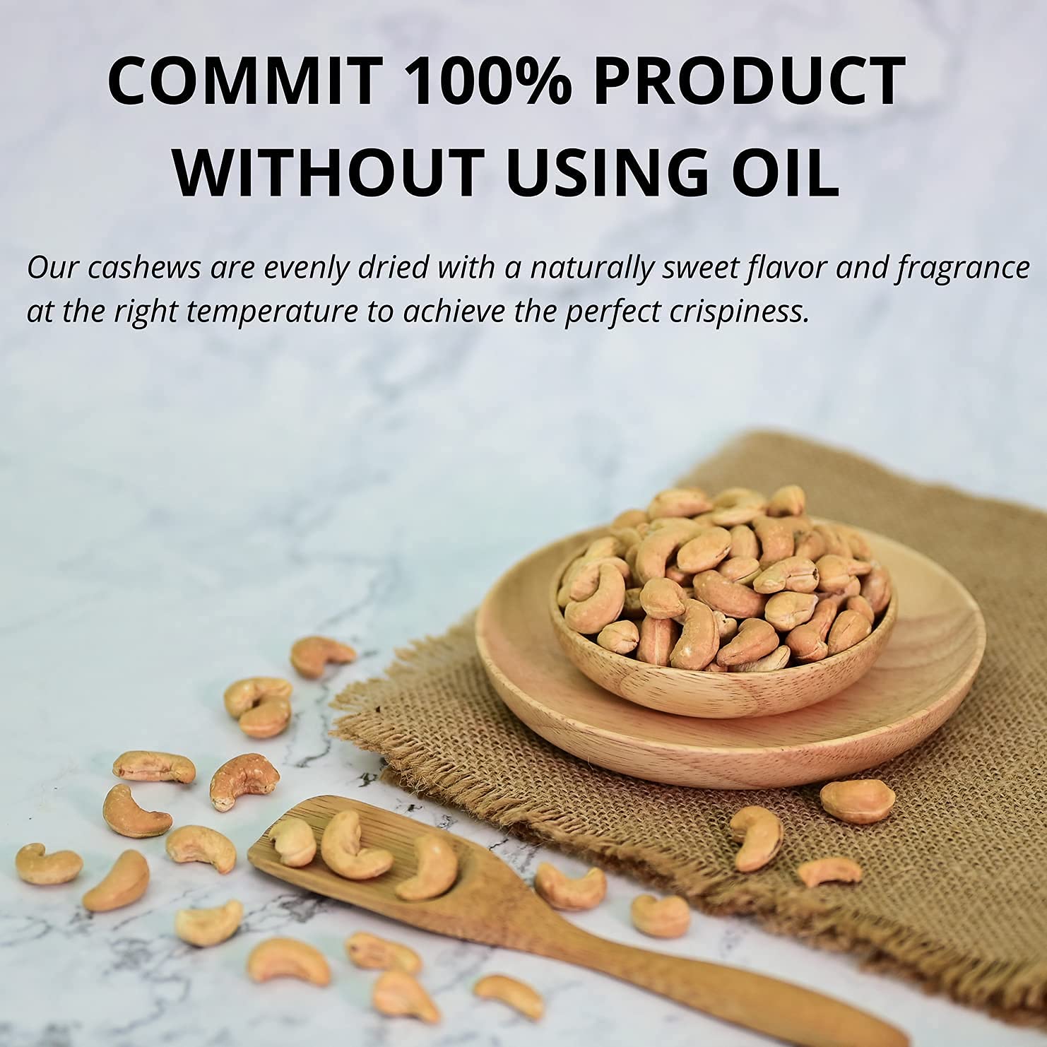 LAFOOCO Organic Dried Unsalted Cashews, No Oil, 100% Natural, Healthy, Unsalted Vegan Snacks, Great Gift, Resealable Jar, Halal, BRCGS (30 oz)