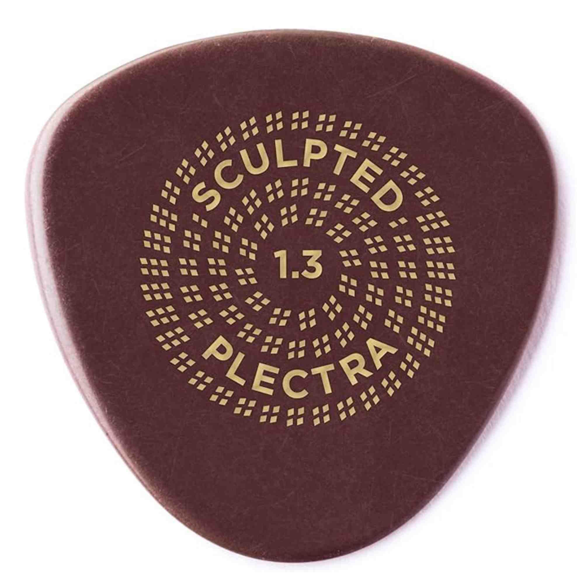 Dunlop Primetone 1.3mm Sculpted Plectra Guitar Picks, Smooth, 12 Pack